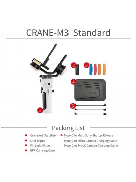Zhiyun Crane M3 3-Axis Handheld Gimbal Stabilizer (Standard Kit)