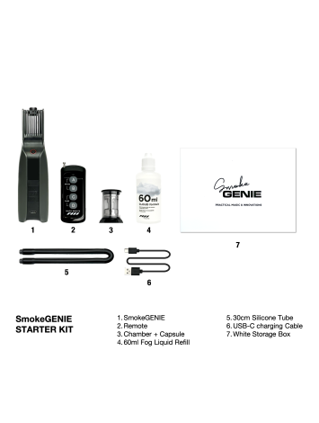 SmokeGENIE Theatrical Fog Generator Starter Kit 2023 Model 