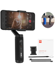 Zhiyun Smooth Q2 3-Axis Handheld Gimbal for Smartphone, Small Pocket Size 260g Max. Payload 360 Degree Rotation IOS & Android Supported Quick Release 17h Running Time, for Vlog YouTube Street Snapshot