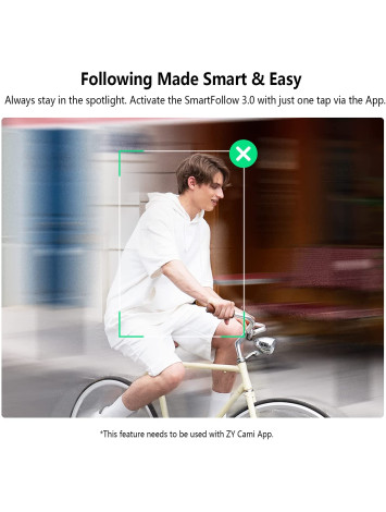 Zhiyun Smooth Q3 Combo, Handheld 3-Axis Smartphone Gimbal Stabilizer with Grip Tripod LED Fill Light Protective Case Foldable Phone Stabilizer Compatible with iPhone & Android